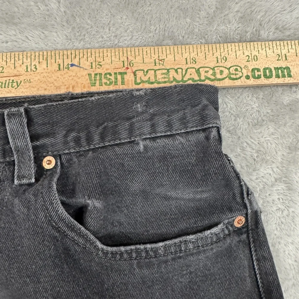 Levis 560 Jeans Mens 38x34 Black Vintage Y2K Comfort Fit Tapered Leg 100% Cotton